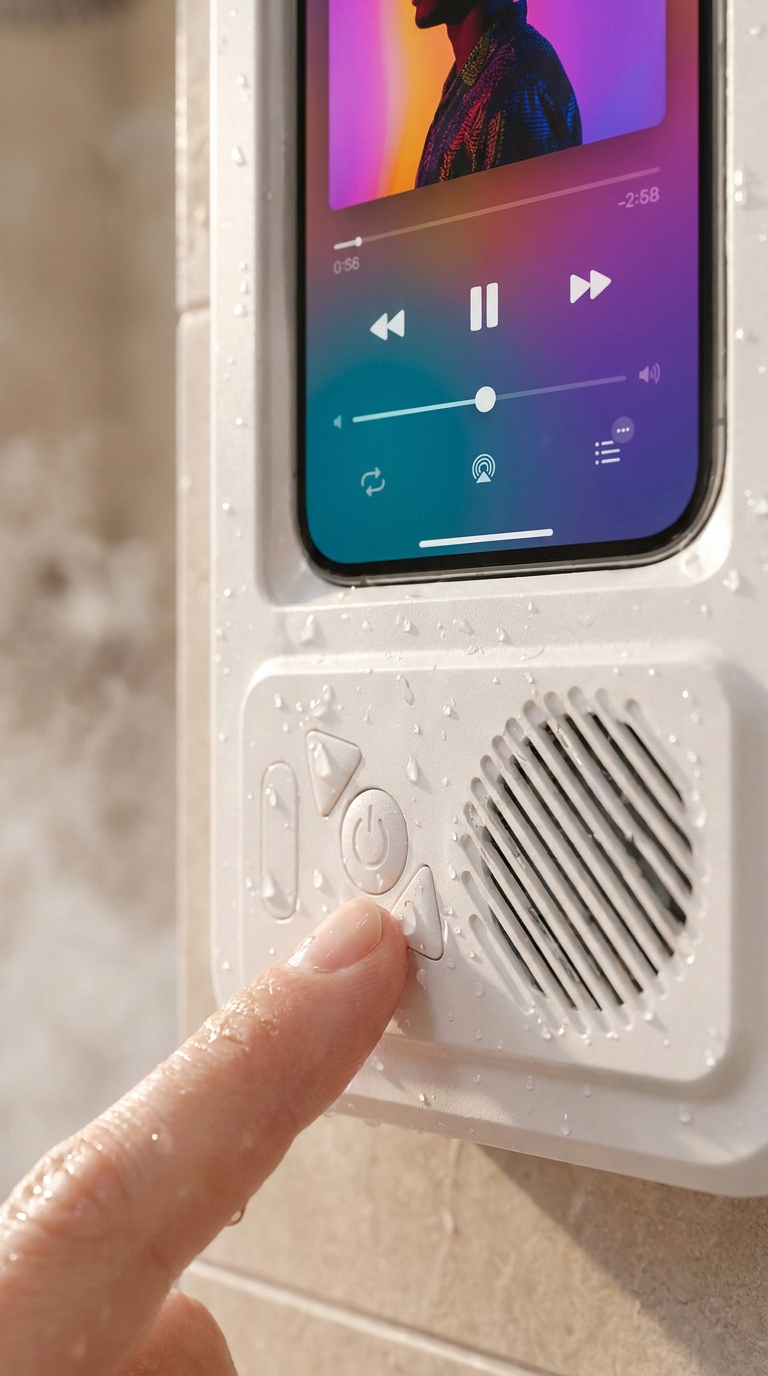 Rainody buttons for volume and skipping songs