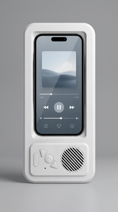 Rainody shower phone holder studio photo